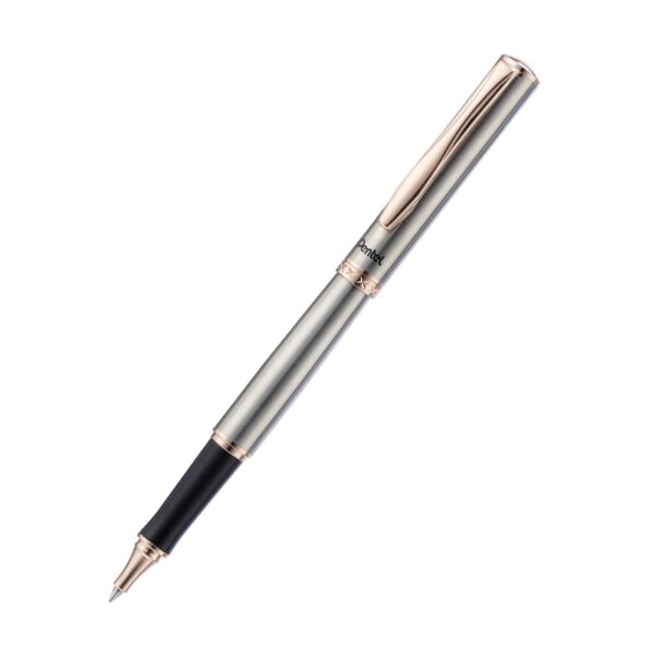 Bút ký Pentel Cao Cấp K600-PG, Ngòi Energel 0.7mm, Mực Xanh